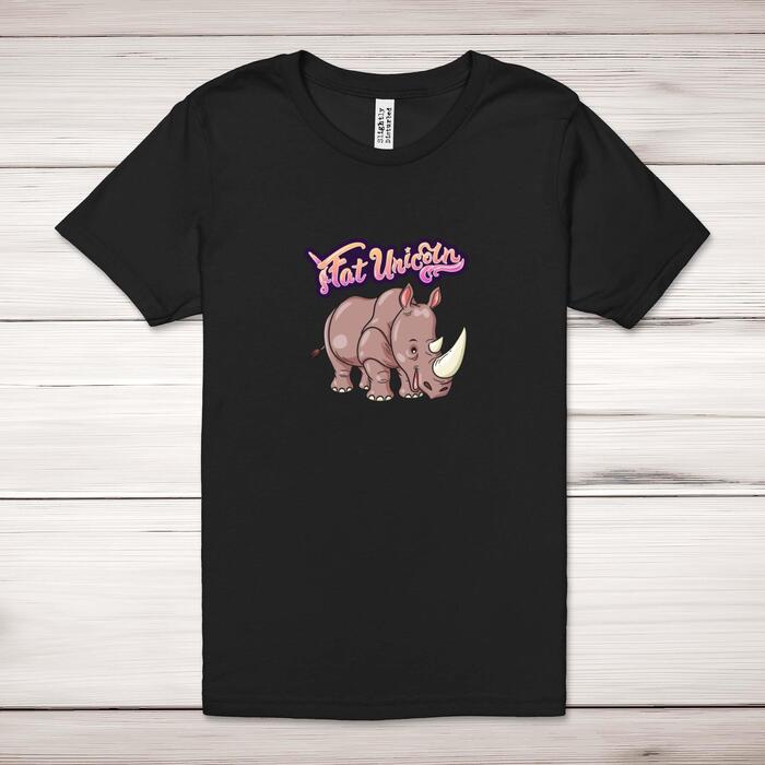Fat Unicorn Adult T-Shirt