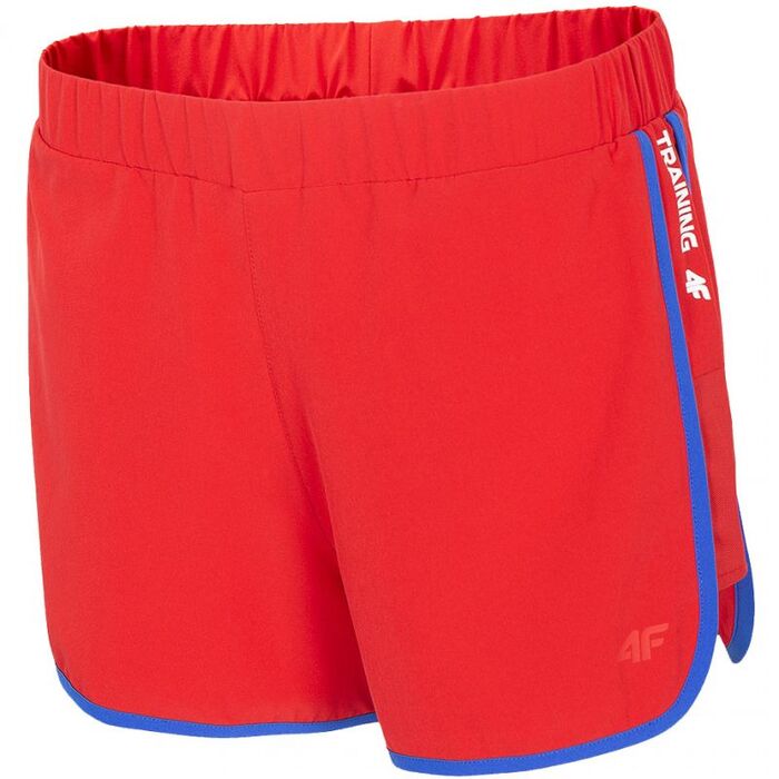 4F Womens Training Shorts - Red