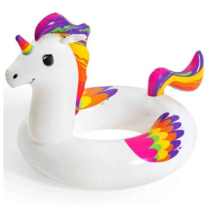 Bestway Swimming Wheel Unicorn 119cm - White