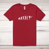 Evolution Of A Rugby Player Adult T-Shirt