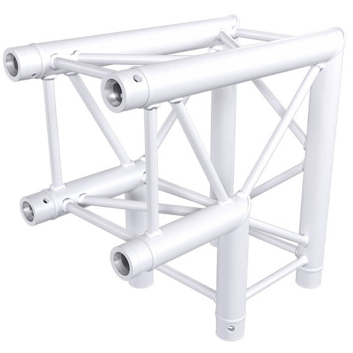 Contestage Quatro290 50mm Truss 2 Way Corner -ÿWhite