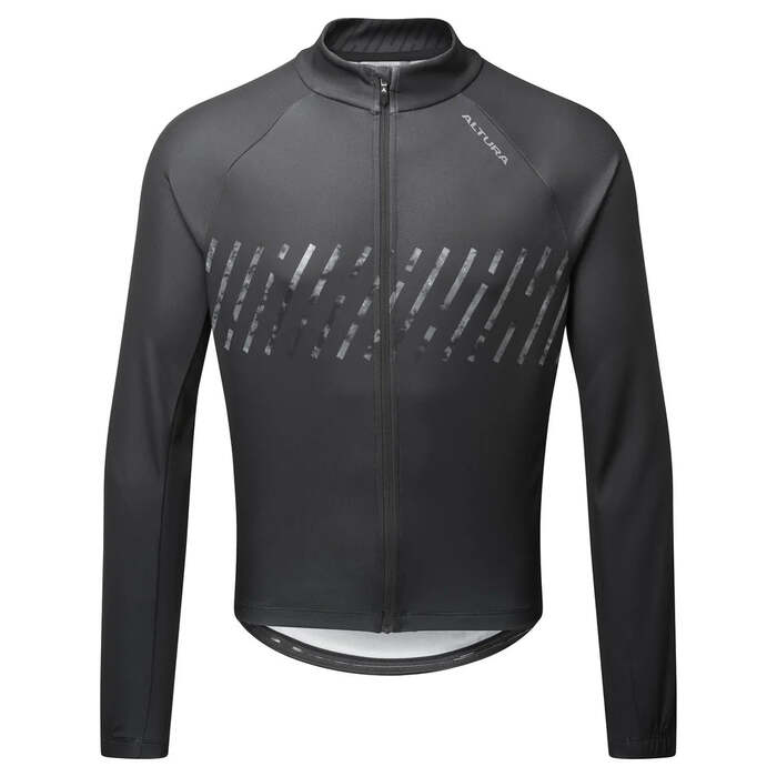 Airstream Men's Long Sleeve Jersey Lime | Embrace Cold Rides with Brushed Thermal Fabric & Spacious Pockets | Medium | Altura