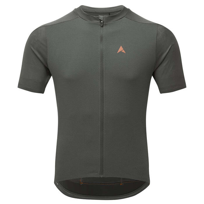 Endurance Men's Short Sleeve Cycling Jersey SS24 Carbon/Rust | Reflective & High-Wicking Fabrics, Stay Comfortable on Long Rides | Small | Altura