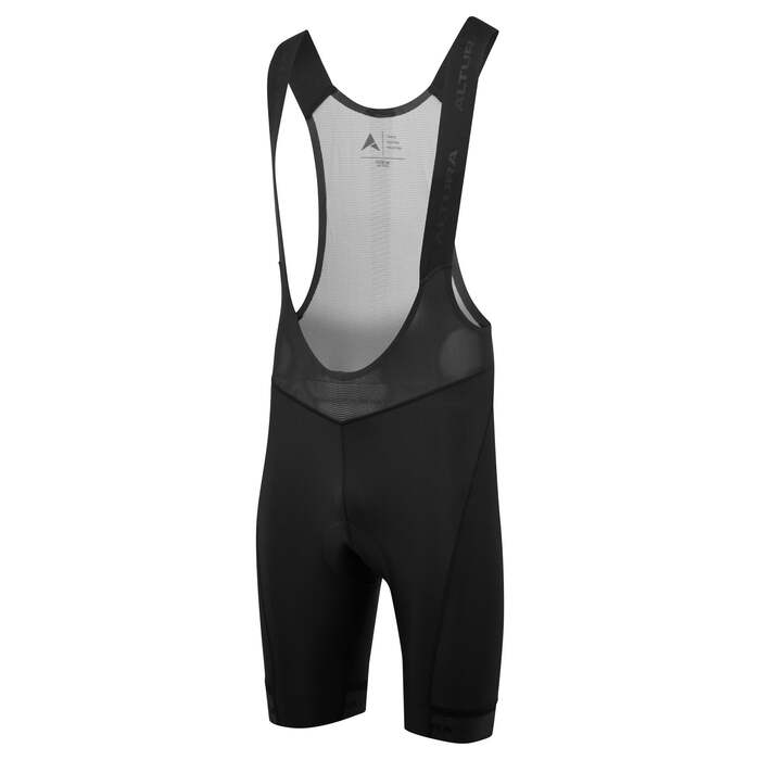 Progel Plus Men's Cycling Bib Shorts Black | Stay Comfortable with 3D Plus Pad Technology and Breathable Mesh | 3XL | Altura