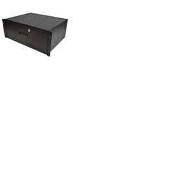 Rack Drawer 4U 19 Inch with Lock - Fits Standard 19" Rack Cases