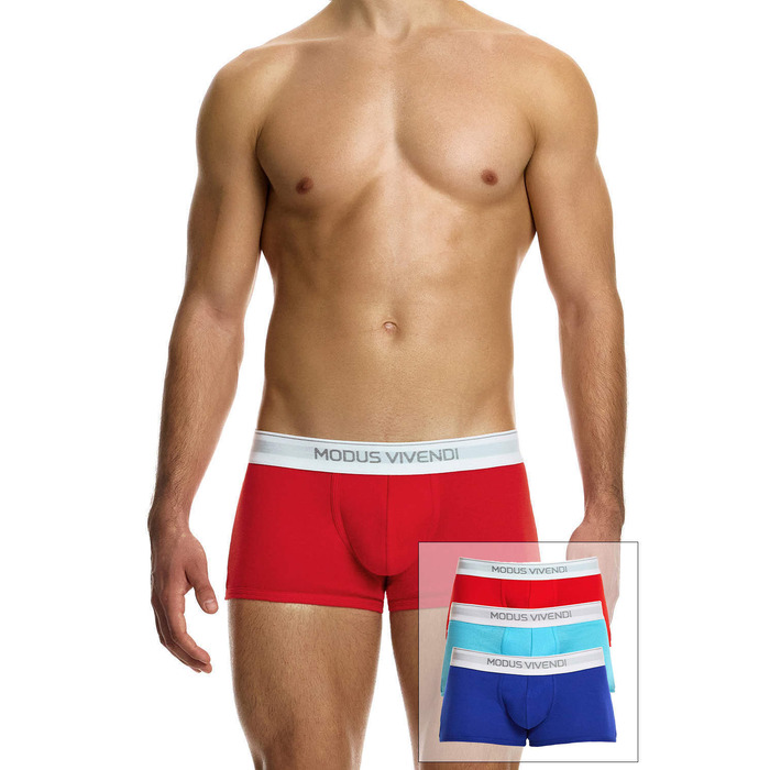 Modus Vivendi 100% Cotton Staple Boxer 3 Pack