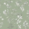 Laura Ashley Elderwood Wallpaper Sage Green 113348