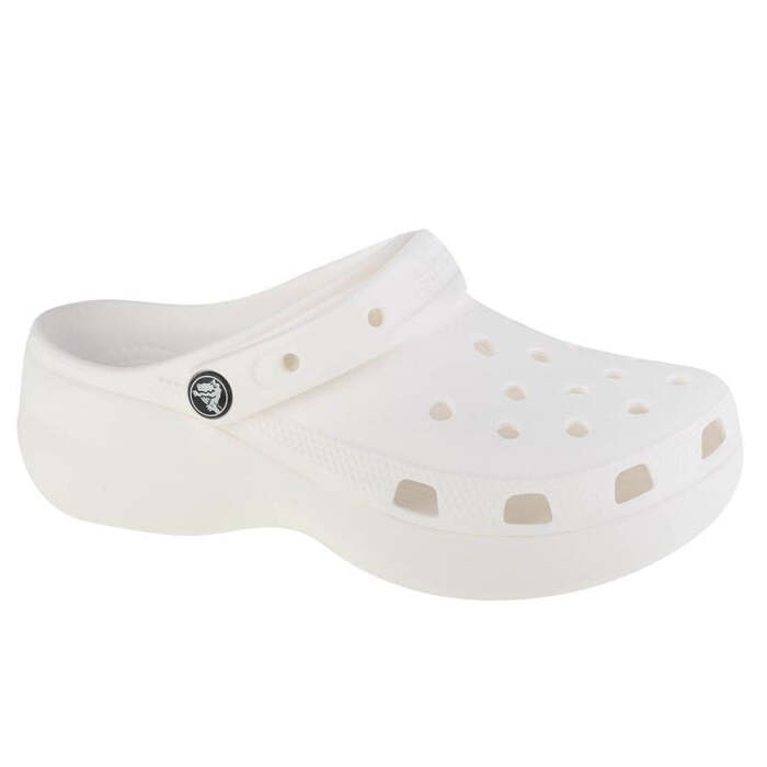 Crocs Womens Classic Platform Clog - White
