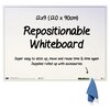 Repositionable Whiteboard on a Roll
