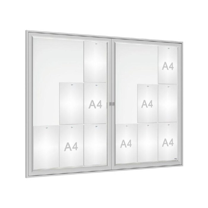 Tradition Double Door Outdoor Noticeboard