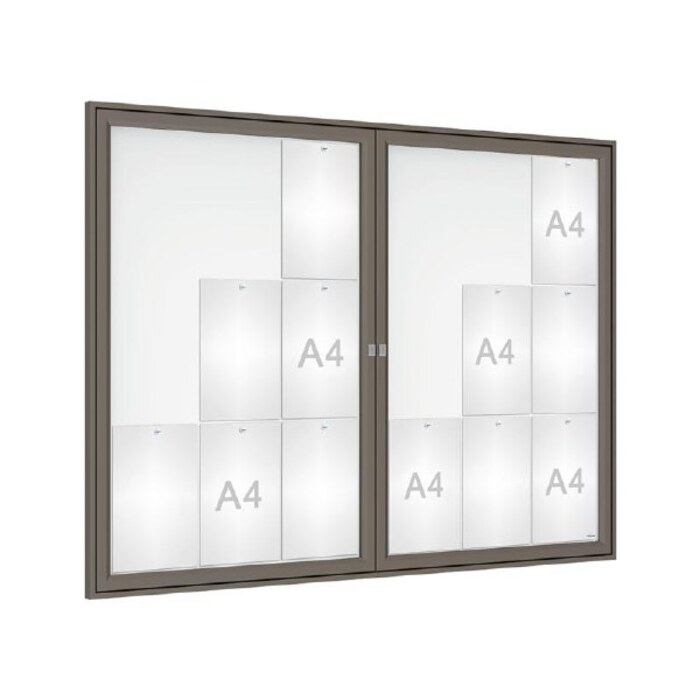 Tradition Double Door Outdoor Noticeboard