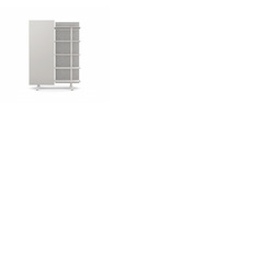 A08 Mobile Shelving Unit with Glass Writing Board