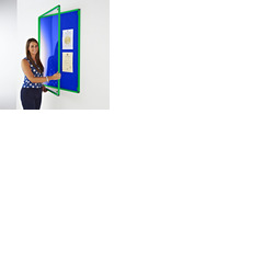 Coloured Frame Tamperproof Noticeboard