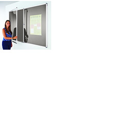 Coloured Frame Tamperproof Noticeboard