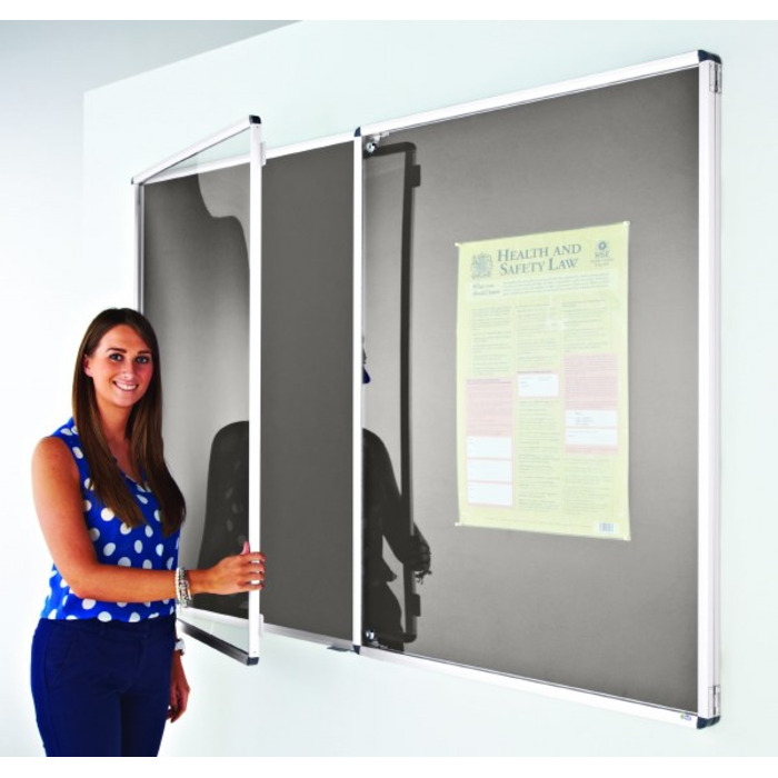 Coloured Frame Tamperproof Noticeboard
