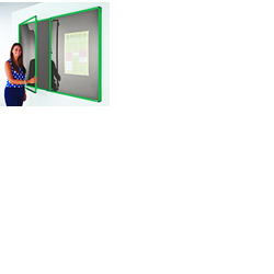 Coloured Frame Tamperproof Noticeboard
