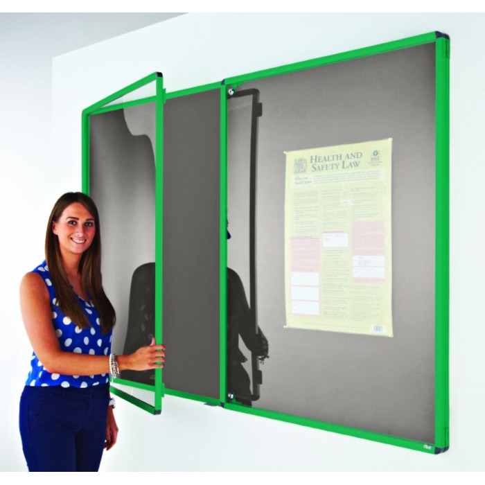Coloured Frame Tamperproof Noticeboard