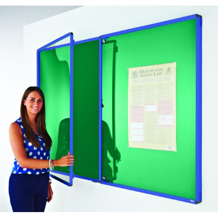 Coloured Frame Tamperproof Noticeboard
