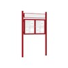 Premium Post Mounted Outdoor Noticeboard