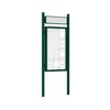 Premium Post Mounted Outdoor Noticeboard