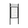 Premium Post Mounted Outdoor Noticeboard