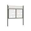 Premium Post Mounted Outdoor Noticeboard