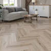 Lusso Taranto Seagrove Oak Herringbone SPC Click Vinyl Flooring