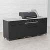 Draco Grills Titan 4 Burner Black Outdoor Kitchen Gas Barbecue with Side Burner and Double Cupboard, Mid February 2026