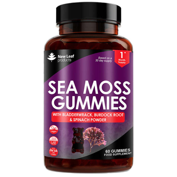 Sea Moss with Burdock Root, Bladderwrack and Spinach Powder Gummies