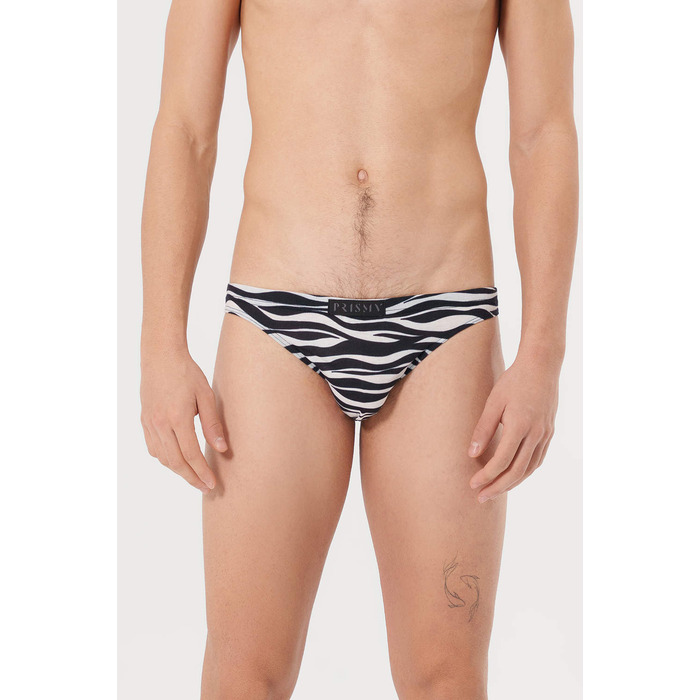 Prisma Erevos Zebra Print Mini Briefs