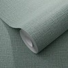 Dolce Linen Weave Blown Vinyl Wallpaper Ocean Green Erismann Opus 10463-07