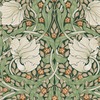 William Morris At Home Pimpernel Wallpaper Green 124242
