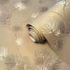 Valentino Pine Textured Vinyl Wallpaper Champagne Belgravia 1933