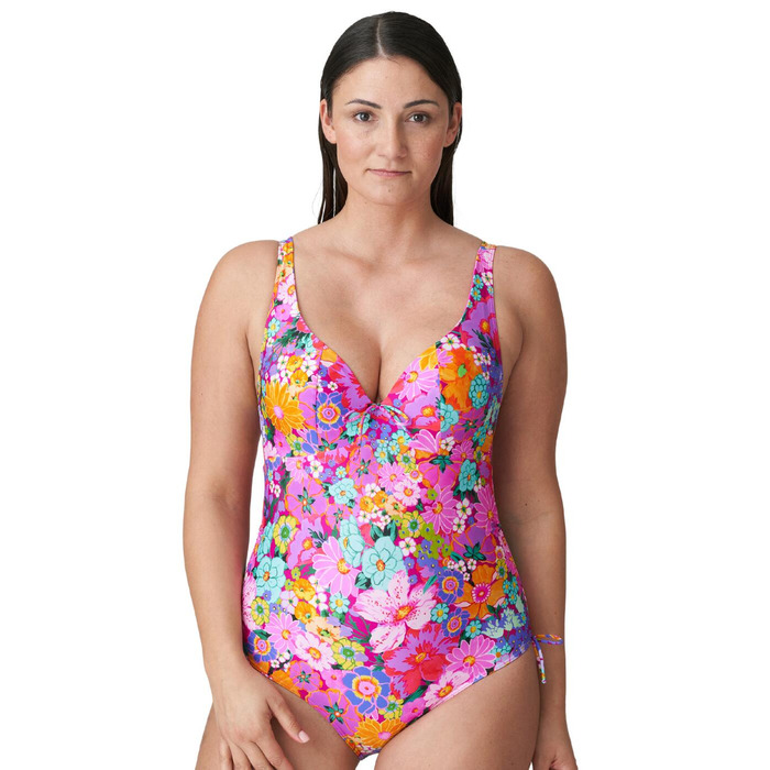 Prima Donna Swim Najac Plunge Swimsuit - Floral Explosion - 34D