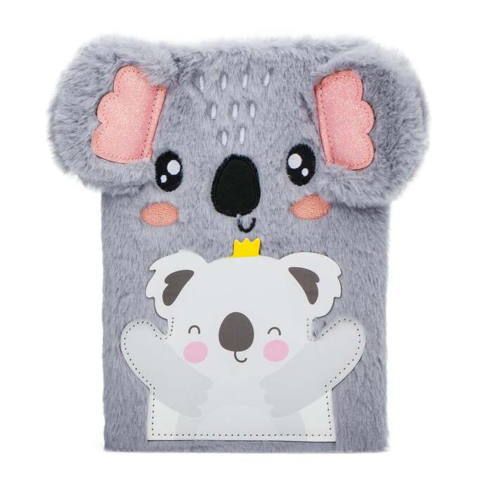 EXERZ Koala Notebook A5 With an Extra Pocket/Pen Holder -160 Pages