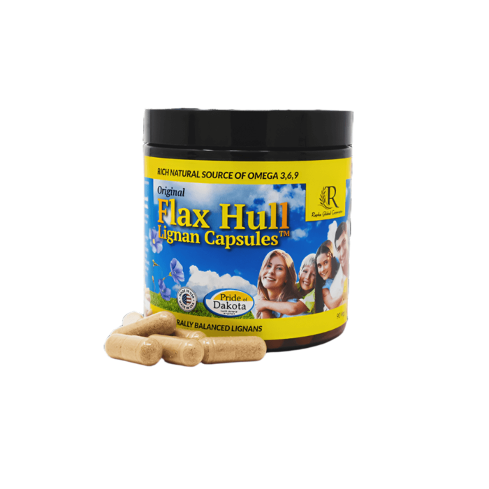 Flax Hull Lignans | 90 Capsules | Rapha Global