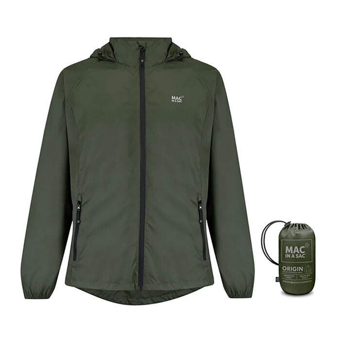 Mac in a Sac Origin 2 Waterproof Jacket Khaki S
