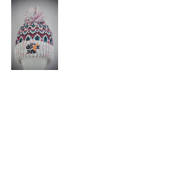 It's a Dog's Life Blizzard Beanie Fair Isle Style Sherbet Dip