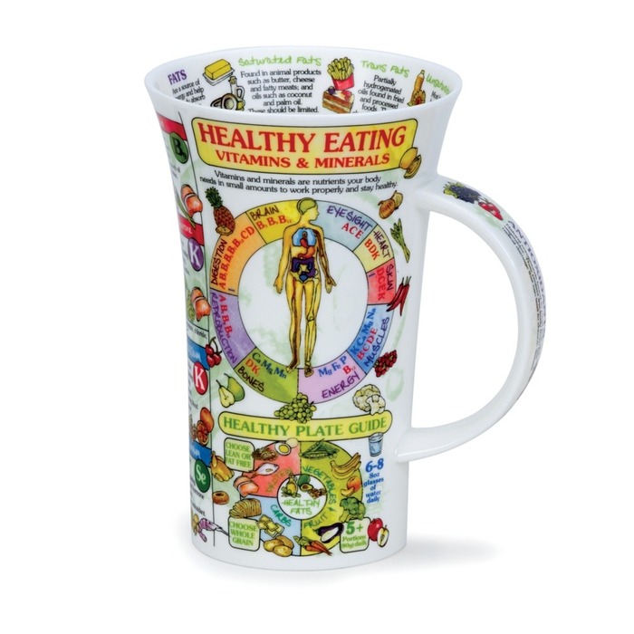 Dunoon Mugs Healthy Eating Glencoe Mug