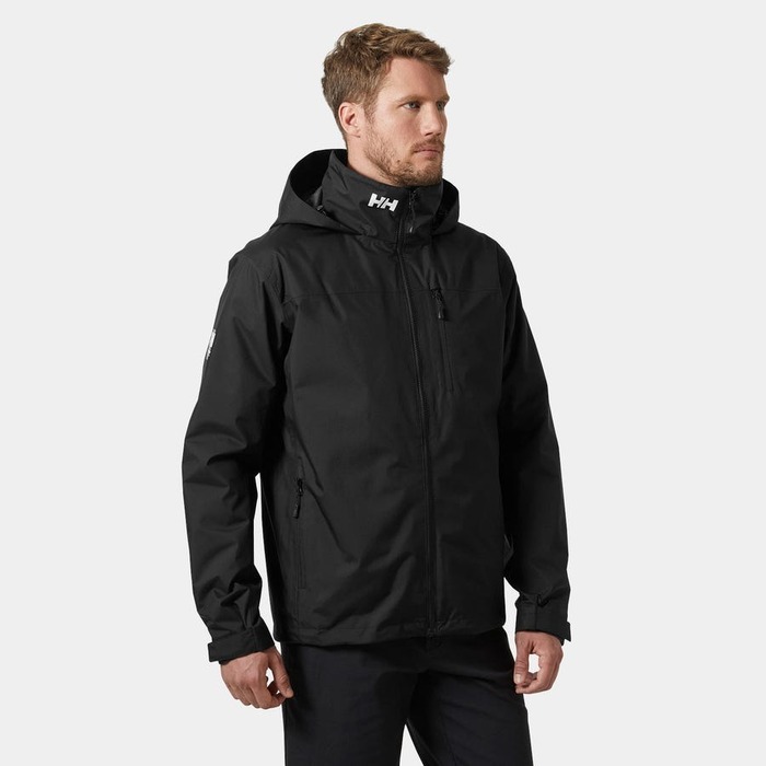 Helly hansen Crew Midlayer Hooded Sailing Jacket Black S