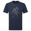 Montane Abstract Mountain Tee Eclipse Blue 2XL