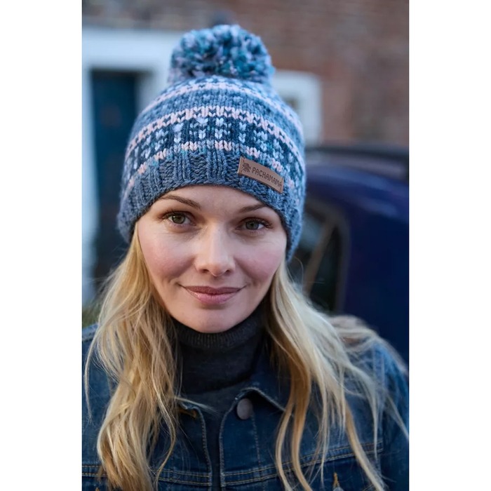 Pachamama Inverary Merino Bobble Beanie Multi