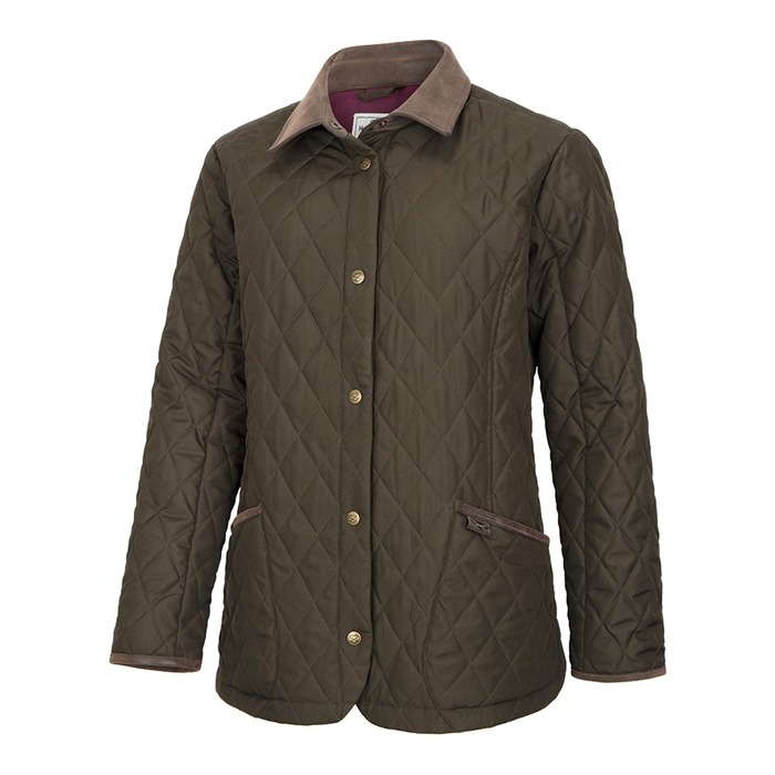 Hoggs of Fife Women's Ladybank Quilted Jacket Green XL