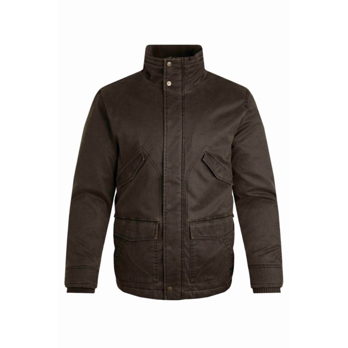 Weird Fish Thunderchief Wadded Field Jacket Bark M