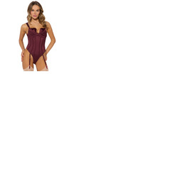 House Of Desire Brigeta Satin Draped Push Up Teddy