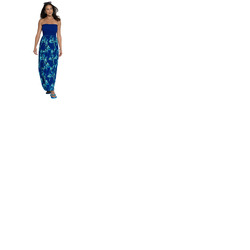 Pour Moi Emma Strapless Shirred Bodice Maxi Beach Dress