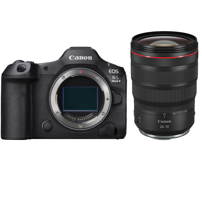Canon EOS R5 Mark II Mirrorless Camera with RF 24-70mm f/2. 8L IS USM Lens