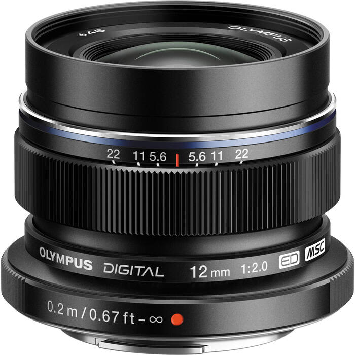 Olympus Digital ED 12mm f/2 Lens Black