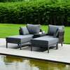 Bracken Outdoors Maldives Rope Sunbed and Sofa Garden Furniture Set, Late February 2026