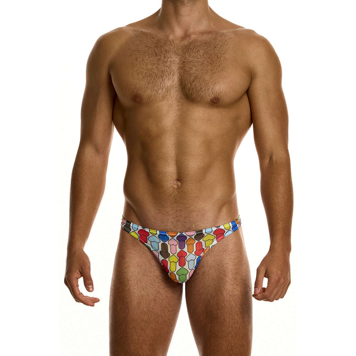 Modus Vivendi Rainbow Hearts Mesh Thong